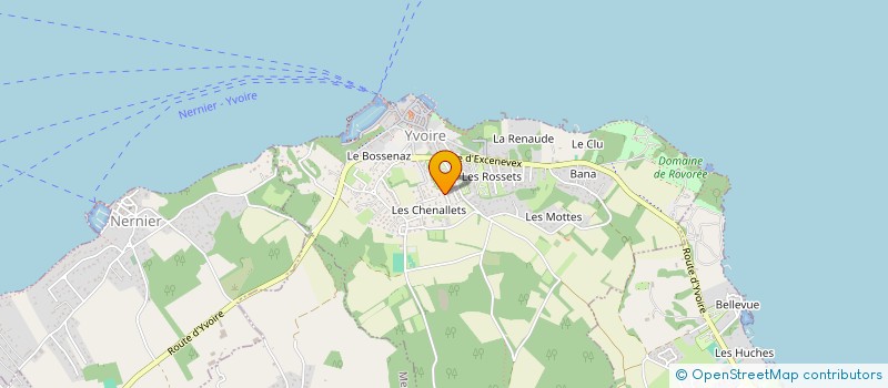 localisation de l'entreprise MADAME MARIE GRZESIAK  YVOIRE