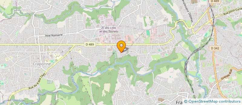 localisation de l'entreprise MADAME MARIE GUBERT  CRAPONNE