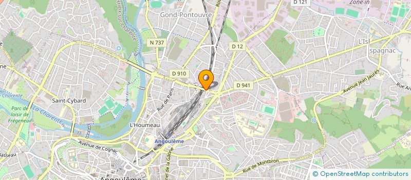 localisation de l'entreprise MADAME MARIE GUEDJ à ANGOULEME