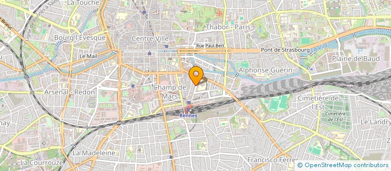 localisation de l'entreprise MADAME MARIE GUEGAN  RENNES