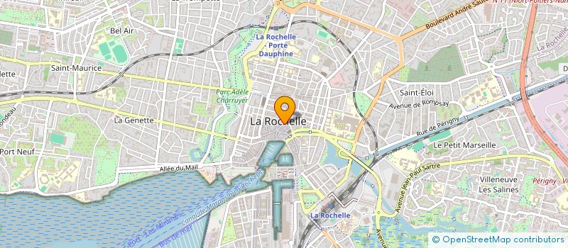 localisation de l'entreprise MADAME MARIE GUEGUEN  LA ROCHELLE