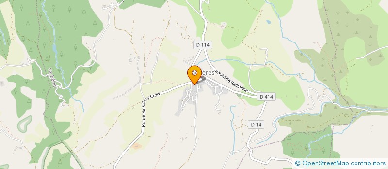 localisation de l'entreprise MADAME MARIE GUENOT  AUBENAS LES ALPES