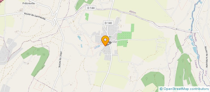 localisation de l'entreprise MADAME MARIE GUERARD  GENNEVILLE