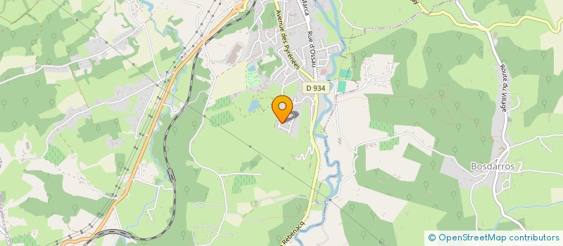 localisation de l'entreprise MADAME MARIE GUERIN  SAINTE-COLOME