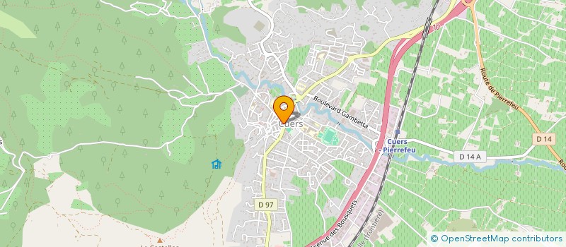 localisation de l'entreprise MADAME MARIE GUERIN  CUERS