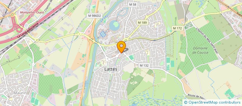 localisation de l'entreprise MADAME MARIE GUERIN à LATTES