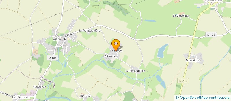 localisation de l'entreprise MADAME MARIE GUERIN à AIGONDIGNE