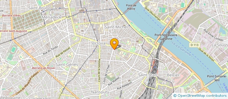 localisation de l'entreprise MADAME MARIE GUERRIER  BORDEAUX