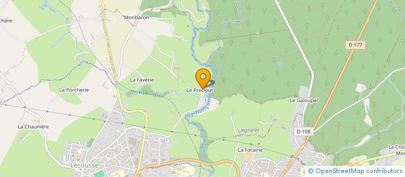 localisation de l'entreprise MADAME MARIE GUEZENNEC  LECOUSSE