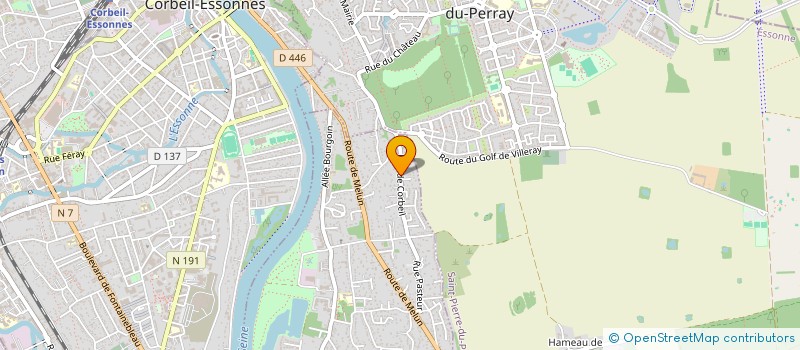 localisation de l'entreprise MADAME MARIE GUIBERT à SAINTRY-SUR-SEINE