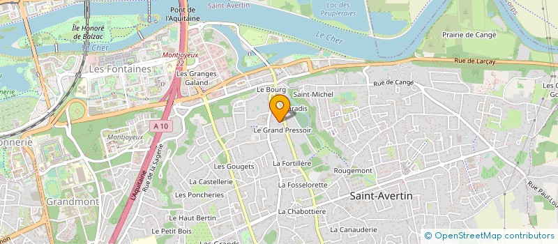 localisation de l'entreprise MADAME MARIE GUIBRENET à SAINT-AVERTIN