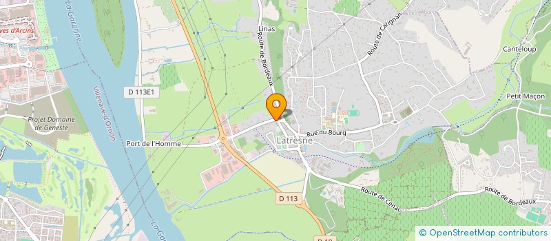 localisation de l'entreprise MADAME MARIE GUIGANTI  LATRESNE