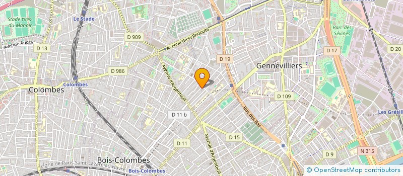 localisation de l'entreprise MADAME MARIE GUIGNON  ASNIERES-SUR-SEINE