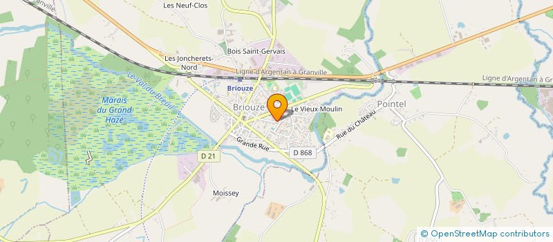 localisation de l'entreprise MADAME MARIE GUILBERT à BRIOUZE