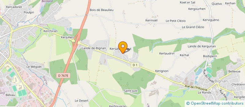 localisation de l'entreprise MADAME MARIE GUILLARD  BIGNAN