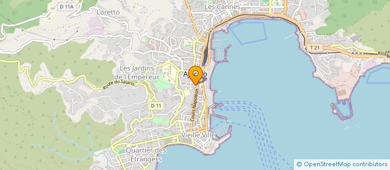 localisation de l'entreprise MADAME MARIE GUILLAUME à AJACCIO
