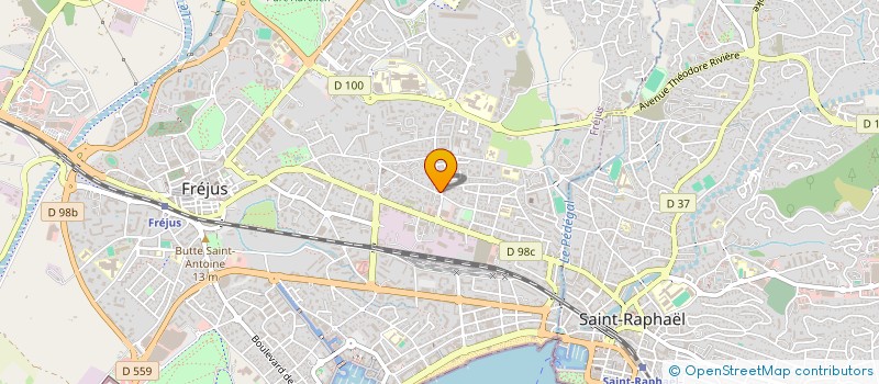 localisation de l'entreprise MADAME MARIE GUILLEMIN à FREJUS