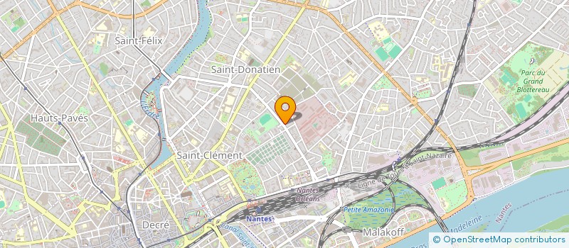 localisation de l'entreprise MADAME MARIE GUILLET  NANTES