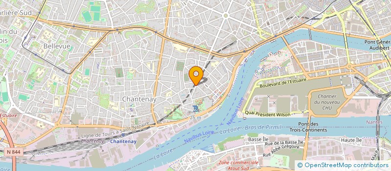 localisation de l'entreprise MADAME MARIE GUILLET à NANTES