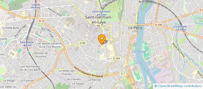 localisation de l'entreprise MADAME MARIE GUILLET DE CHATELLUS  SAINT-GERMAIN-EN-LAYE