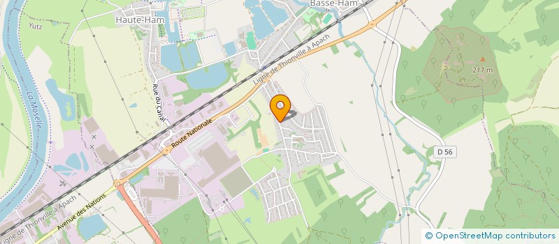 localisation de l'entreprise MADAME MARIE GUILLON  BASSE-HAM