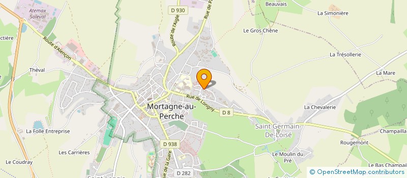 localisation de l'entreprise MADAME MARIE GUILLOREAU à MORTAGNE-AU-PERCHE