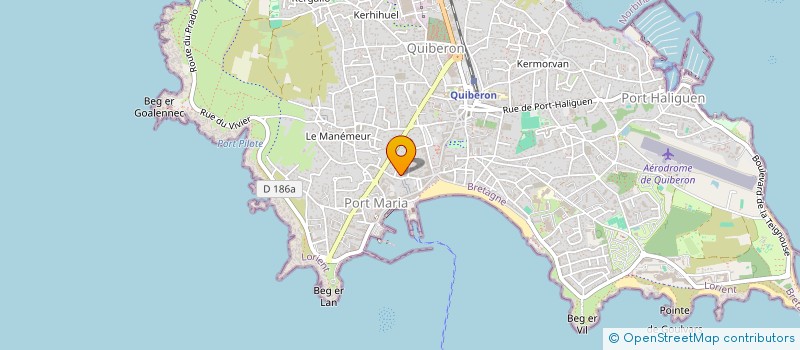 localisation de l'entreprise MADAME MARIE GUILLOU à QUIBERON