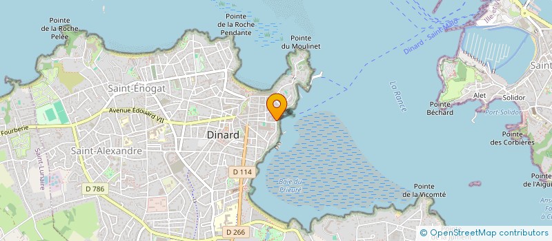 localisation de l'entreprise MADAME MARIE GUILLOU  DINARD