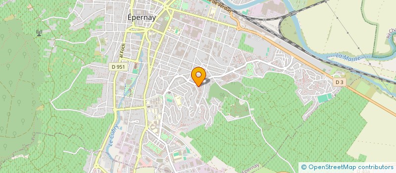 localisation de l'entreprise MADAME MARIE GUILMART  EPERNAY