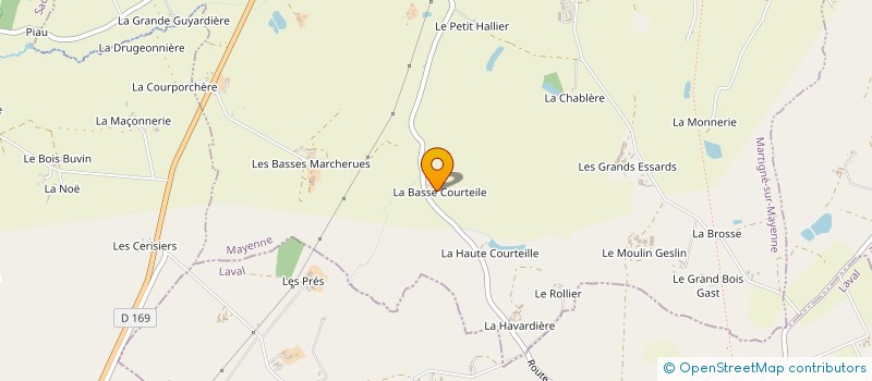 localisation de l'entreprise MADAME MARIE GUILMEAU à MARTIGNE-SUR-MAYENNE