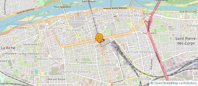 localisation de l'entreprise MADAME MARIE GUIMARD  TOURS