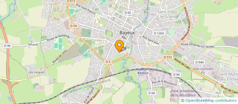 localisation de l'entreprise MADAME MARIE GUINARD à BAYEUX