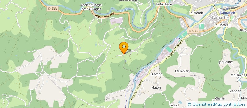 localisation de l'entreprise MADAME MARIE GUINOISEAU  DESAIGNES