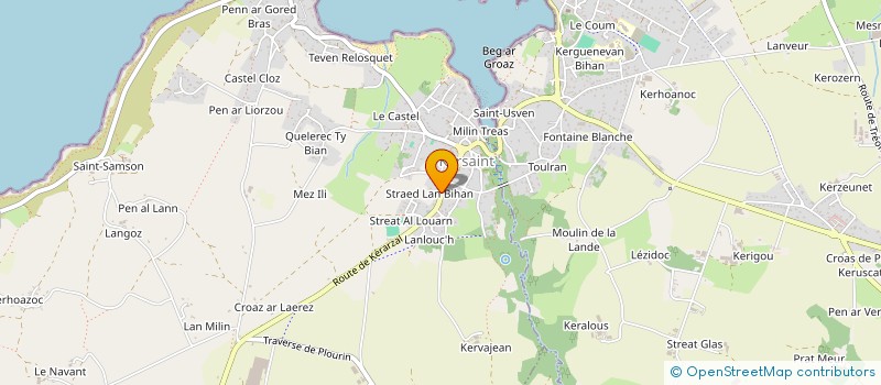 localisation de l'entreprise MADAME MARIE GUIOMAR  LANDUNVEZ