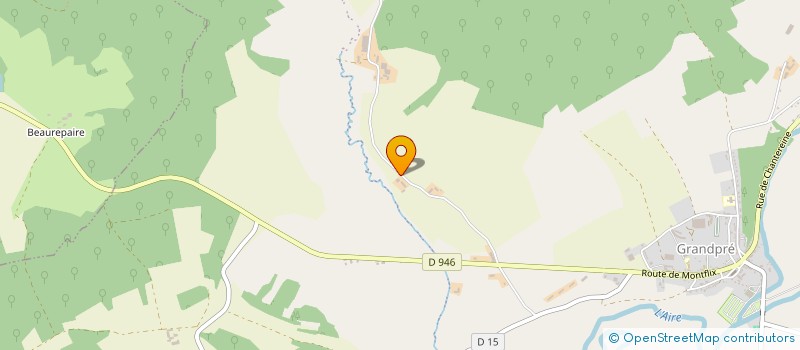 localisation de l'entreprise MADAME MARIE GUIOT  GRANDPRE