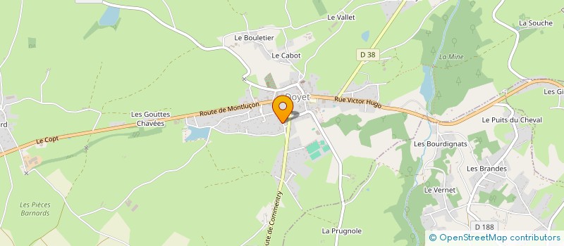 localisation de l'entreprise MADAME MARIE GUIRIEC  MONTVICQ