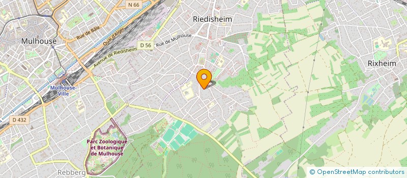 localisation de l'entreprise MADAME MARIE GUTHBROD  RIEDISHEIM