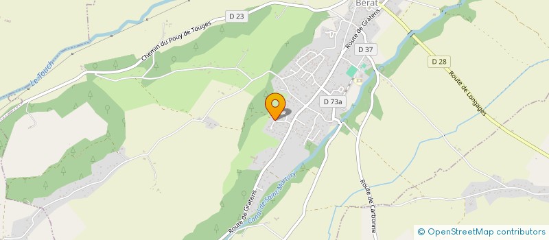 localisation de l'entreprise MADAME MARIE-GUY DUTECH  BERAT