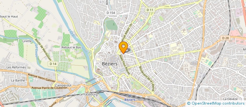 localisation de l'entreprise MADAME MARIE-GUYLAINE MOONEAN à BEZIERS