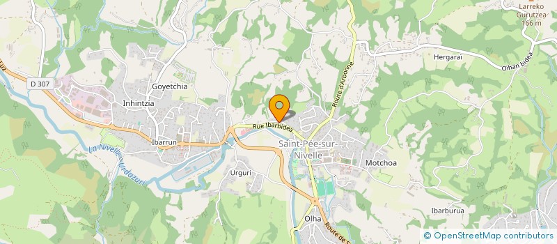 localisation de l'entreprise MADAME MARIE GUYOT  SAINT-PEE-SUR-NIVELLE