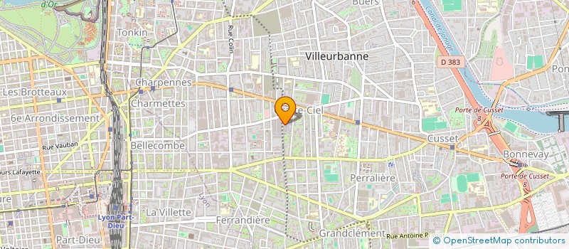 localisation de l'entreprise MADAME MARIE GUYS à VILLEURBANNE