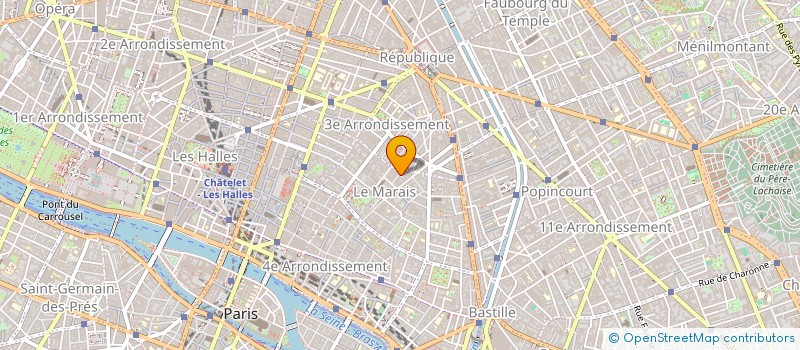 localisation de l'entreprise MADAME MARIE HAAS  PARIS