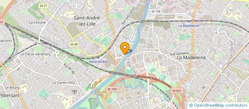 localisation de l'entreprise MADAME MARIE HAEM à SAINT-ANDRE-LEZ-LILLE