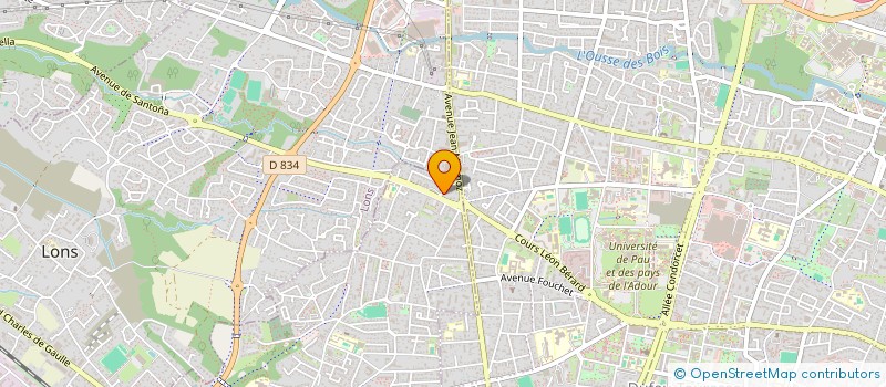 localisation de l'entreprise MADAME MARIE HAERTER  BILLERE