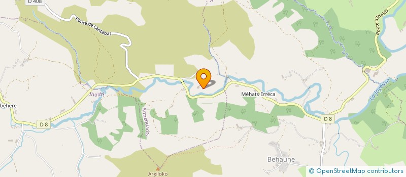 localisation de l'entreprise MADAME MARIE HAICAGUERRE à ARMENDARITS