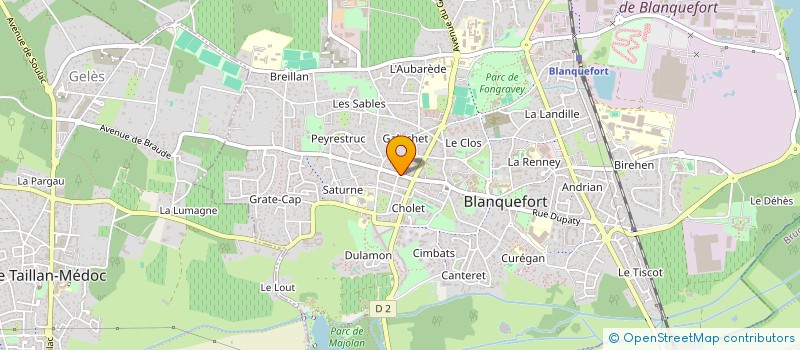 localisation de l'entreprise MADAME MARIE HAMEL à BLANQUEFORT