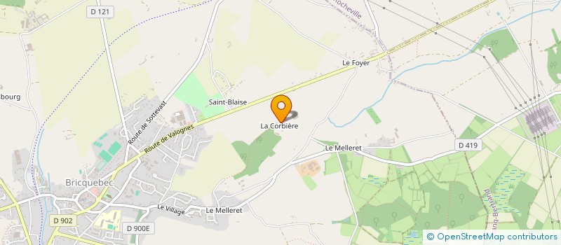 localisation de l'entreprise MADAME MARIE HAMEL à BRICQUEBEC-EN-COTENTIN