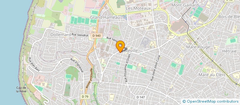 localisation de l'entreprise MADAME MARIE HAMEL  LE HAVRE