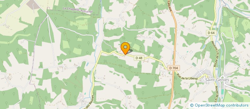 localisation de l'entreprise MADAME MARIE HAMELIN  SAINT-GENIES