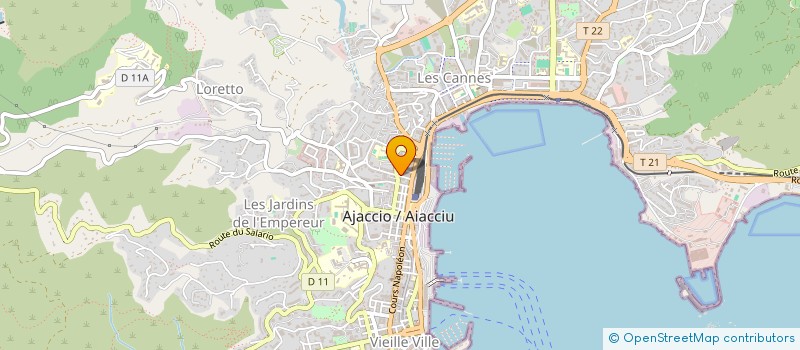 localisation de l'entreprise MADAME MARIE HAMELIN à AJACCIO